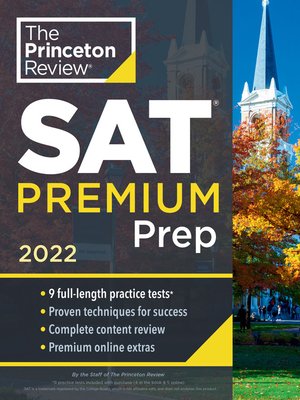 cover image of Princeton Review SAT Premium Prep, 2022